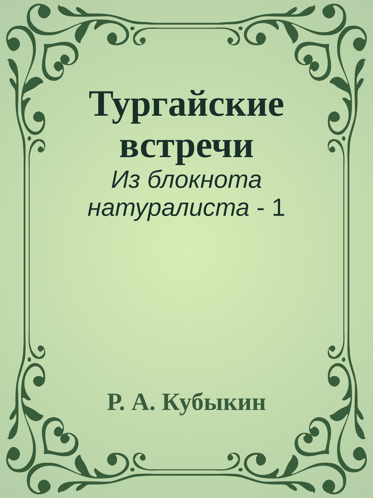 Тургайские встречи