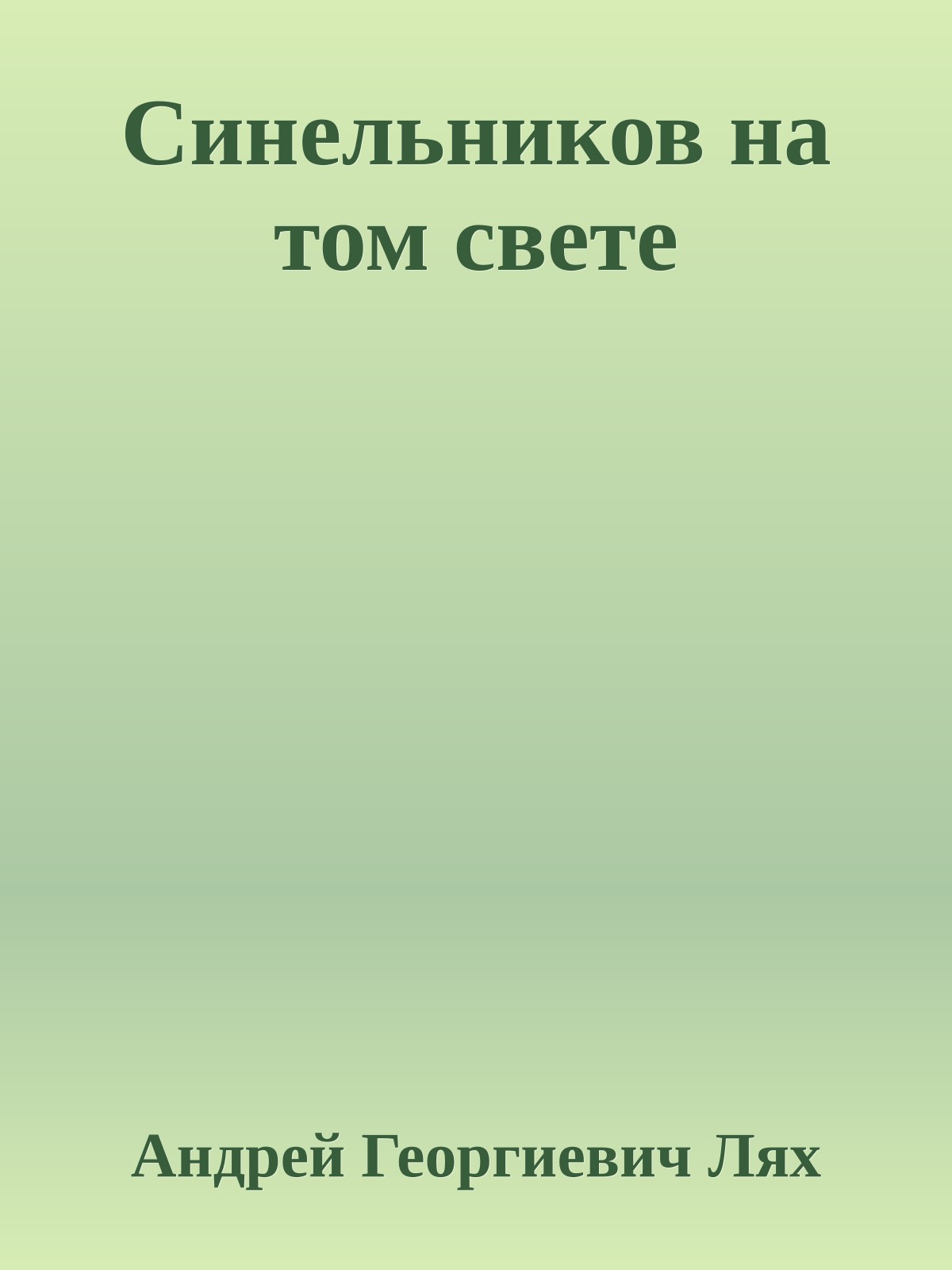 Синельников на том свете