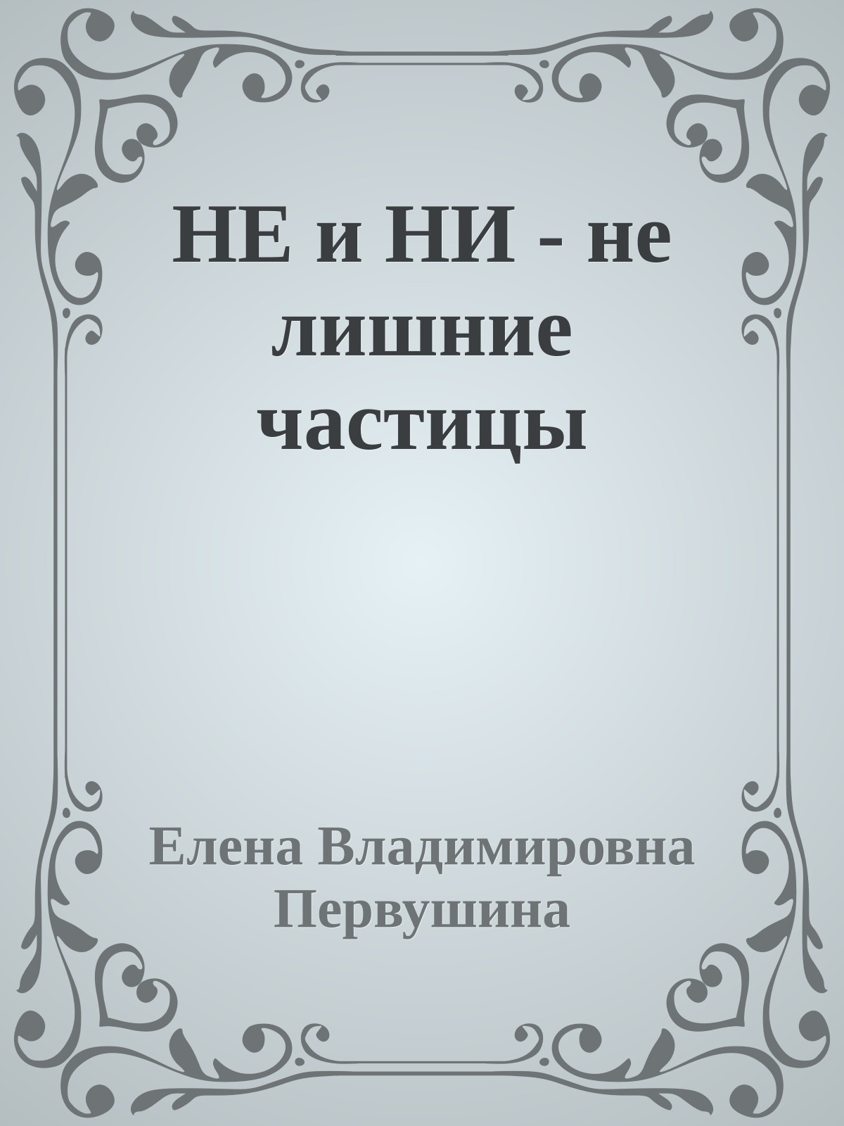 НЕ и НИ - не лишние частицы