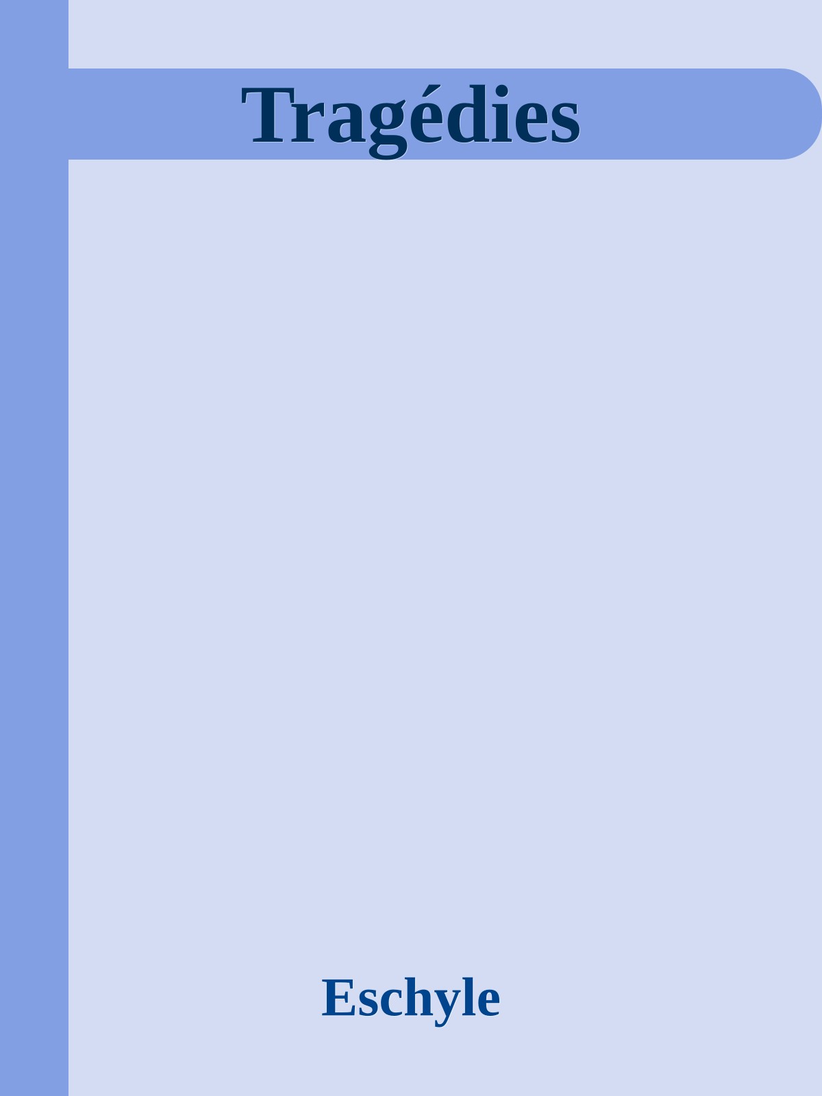 Tragédies