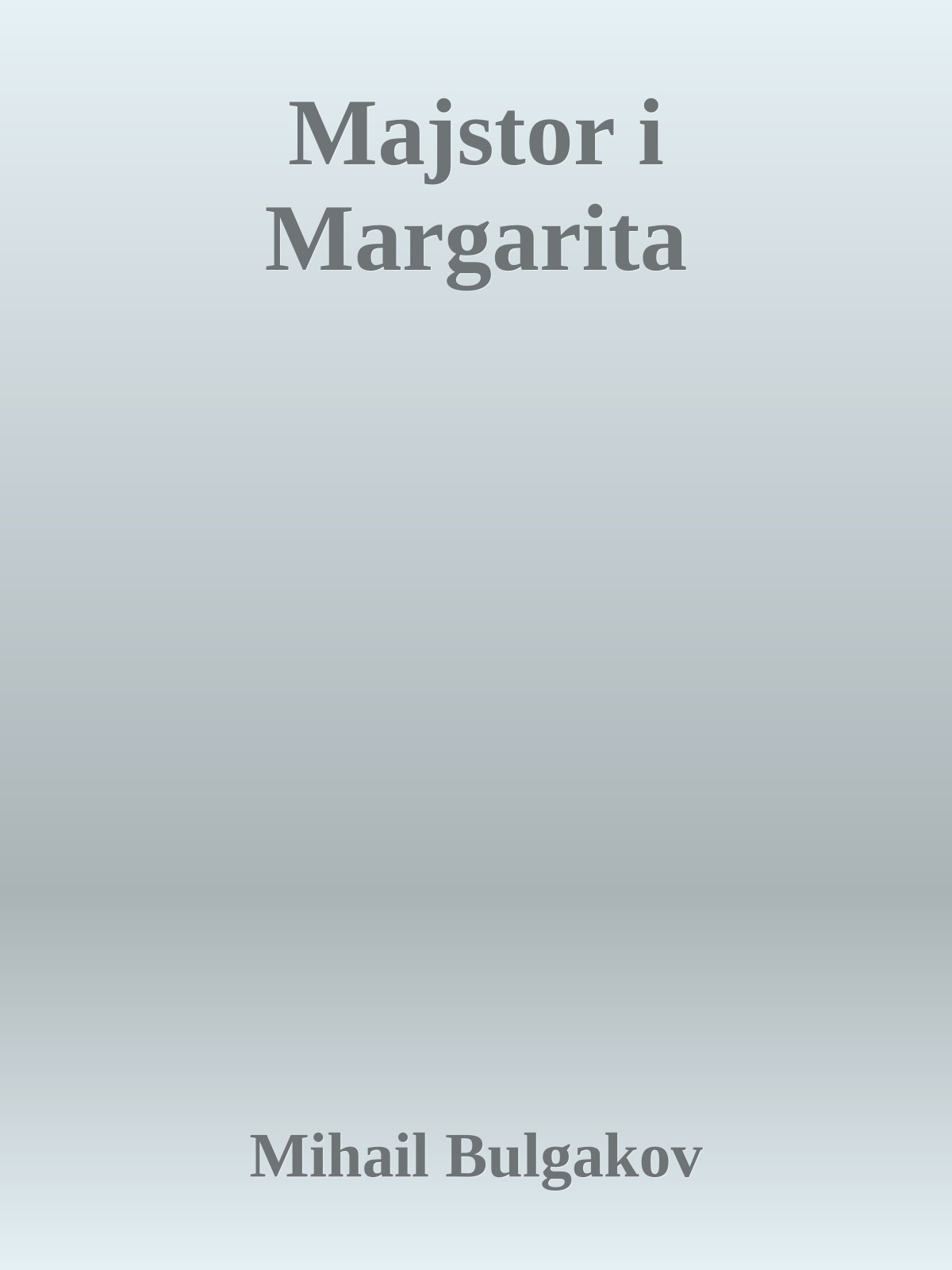 Majstor i Margarita