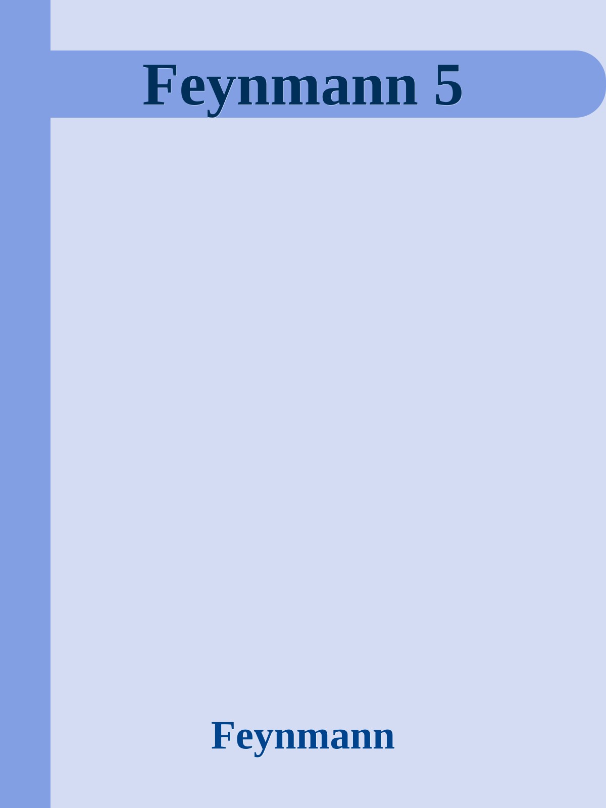 Feynmann 5