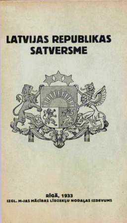 Latvijas Republikas Satversme