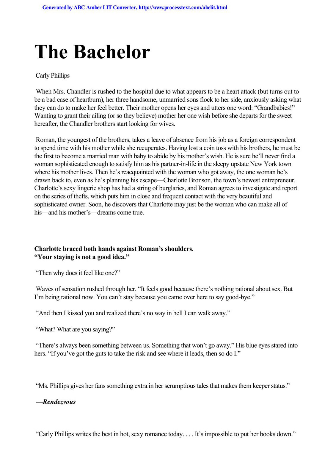 [Carly Phillips] The Bachelor (The Chandler Brothe(Bookos.org) (1)