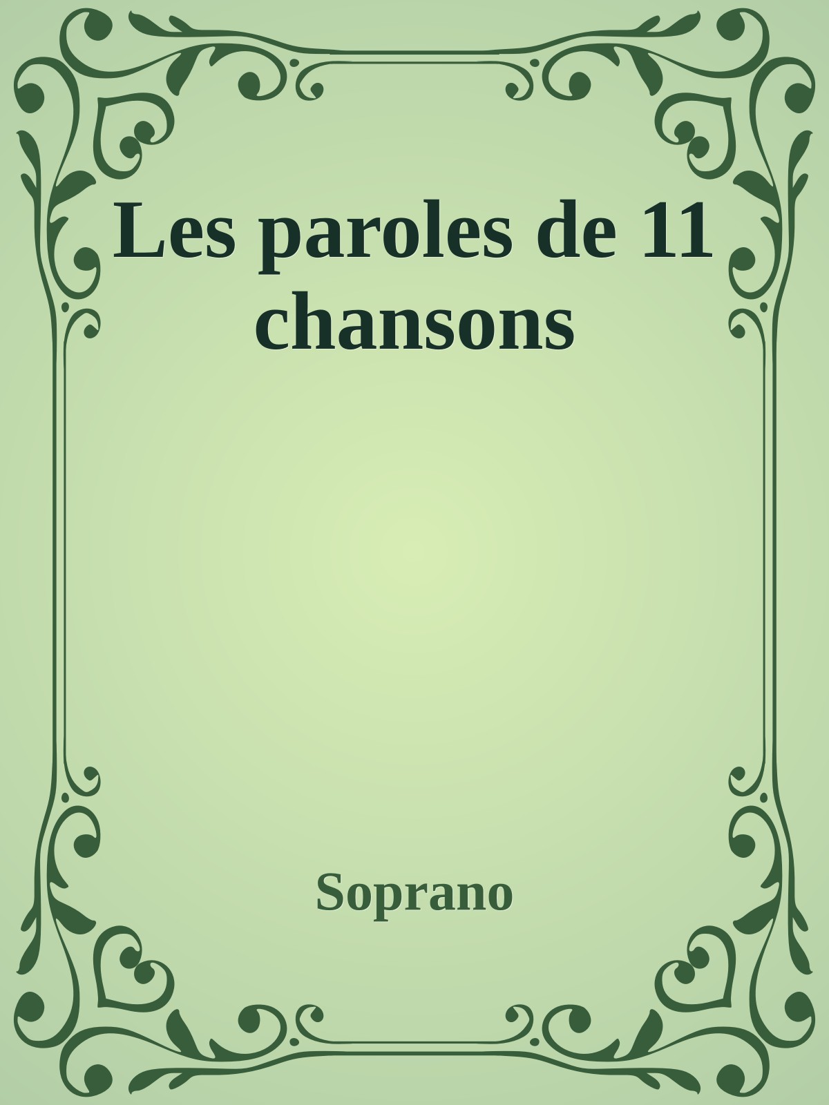 Les paroles de 11 chansons