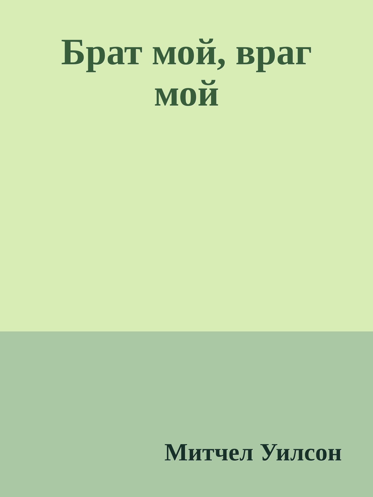 Брат мой, враг мой