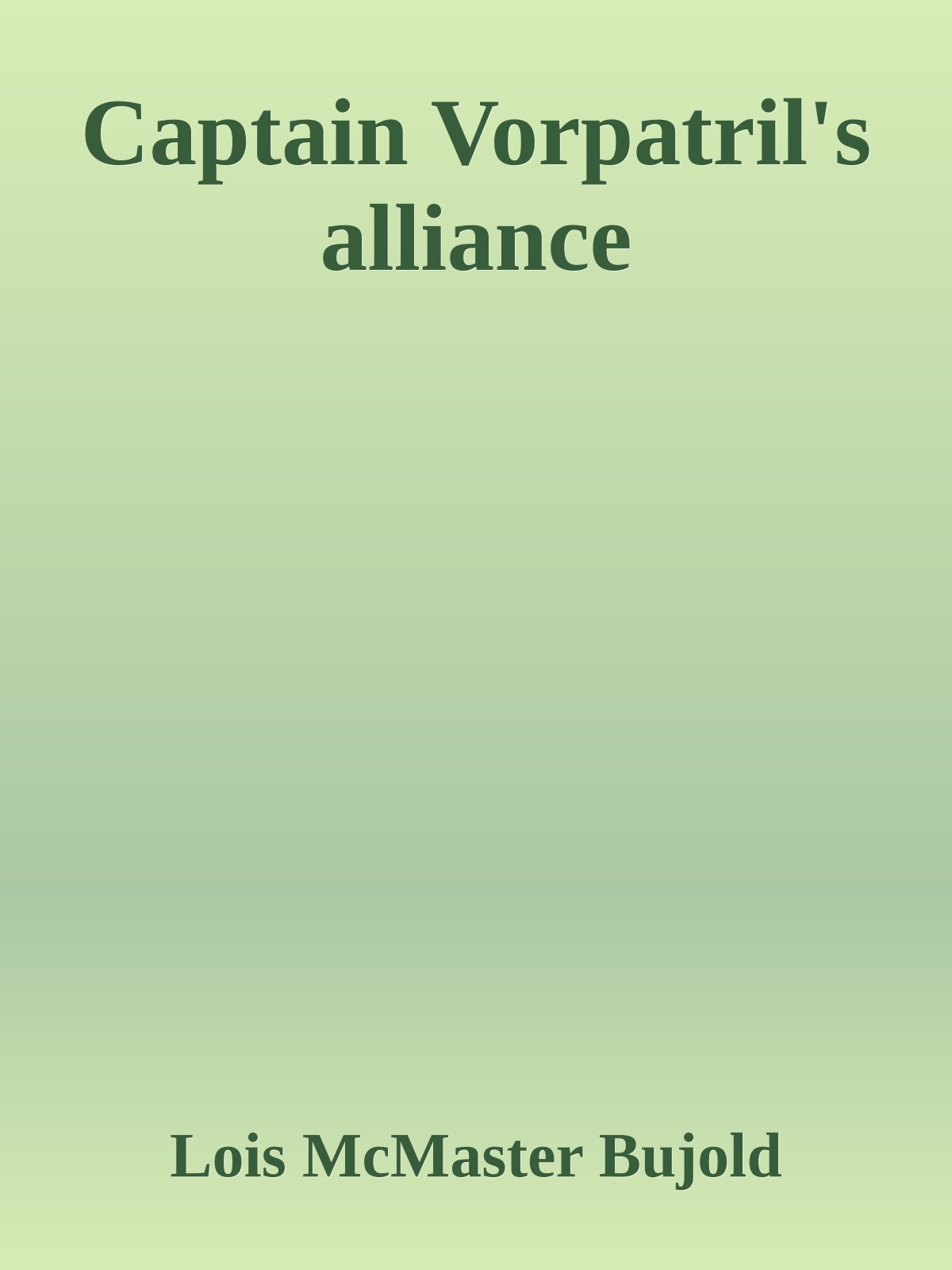 Captain Vorpatril's alliance