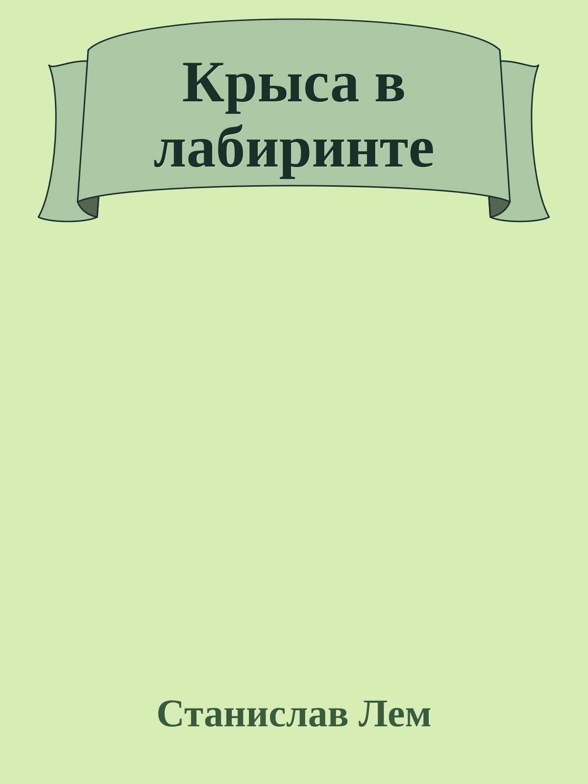 Крыса в лабиринте