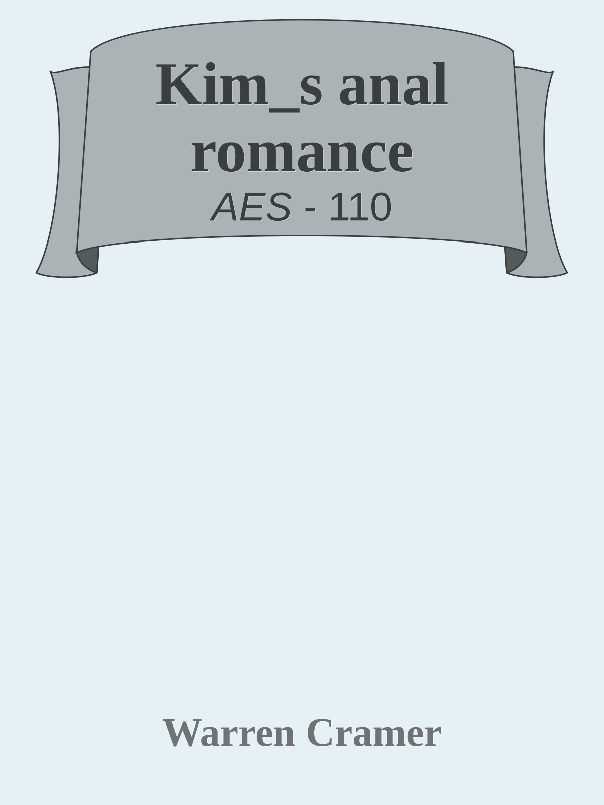Kim_s anal romance