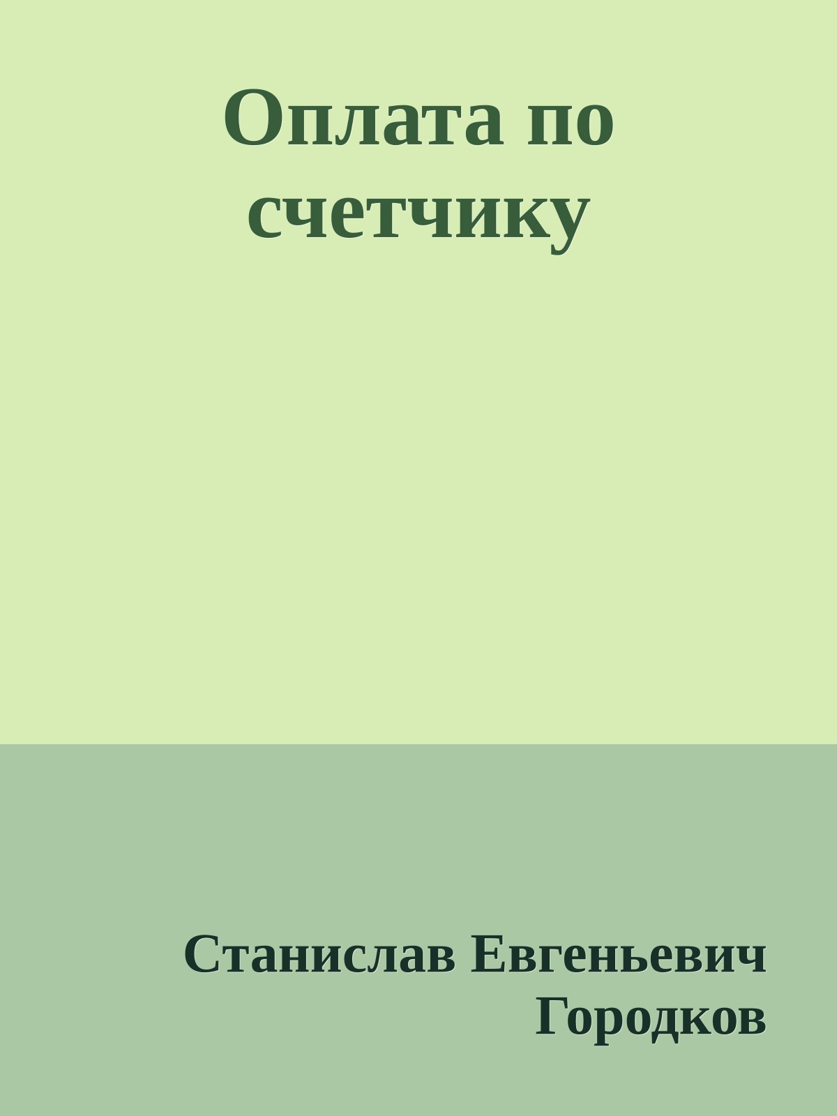 Оплата по счетчику