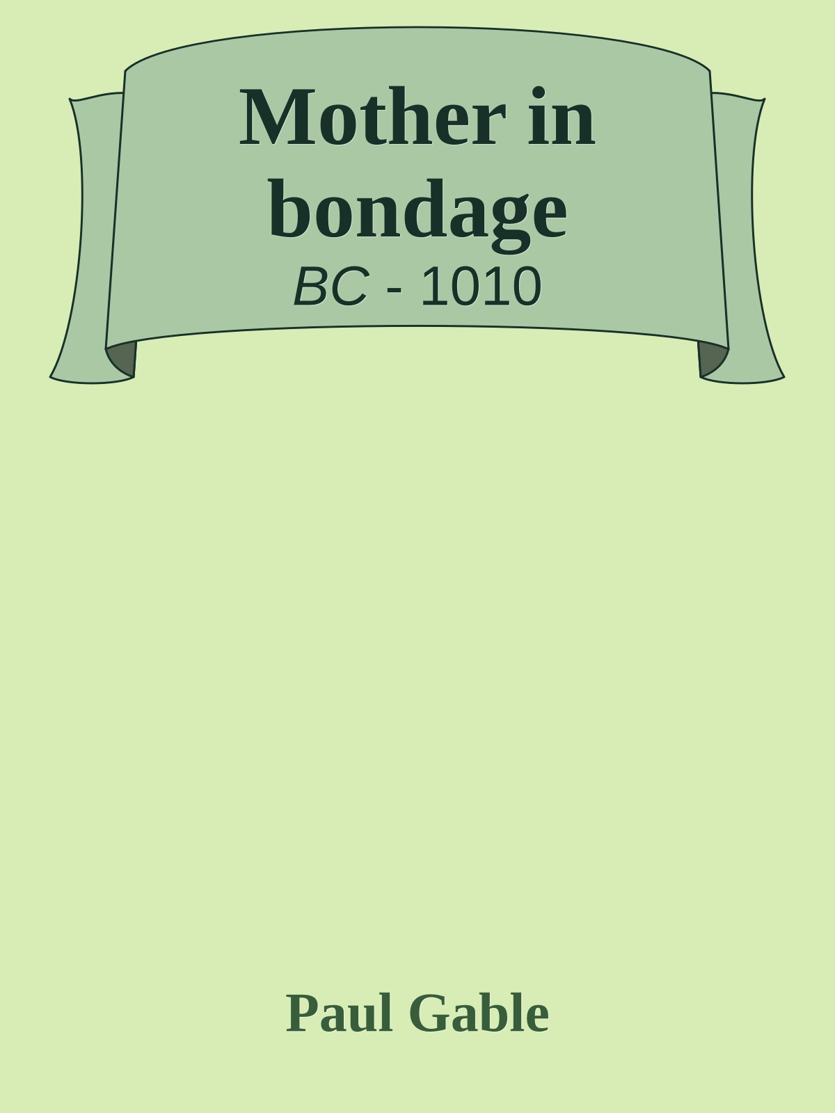 Mother in bondage