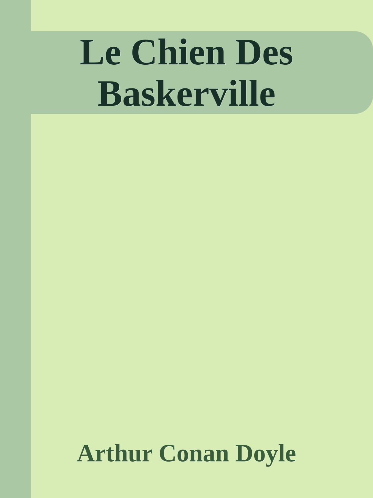 Le Chien Des Baskerville