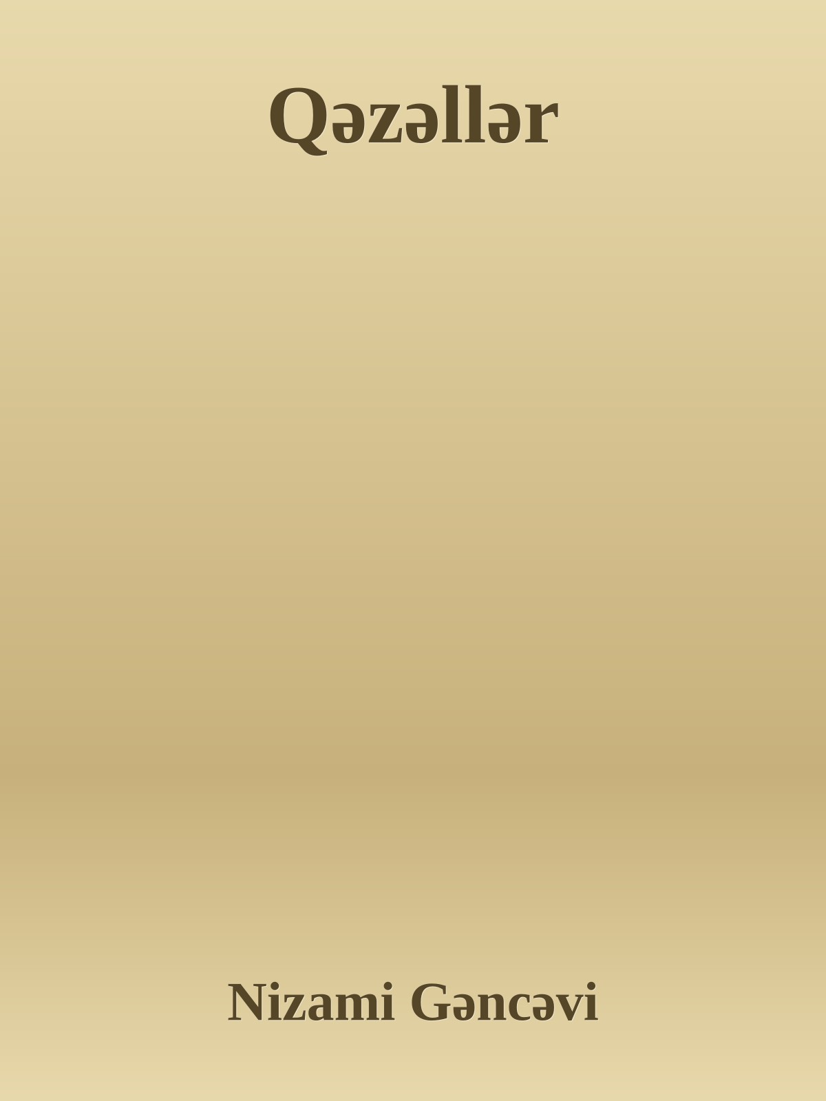 Qəzəllər