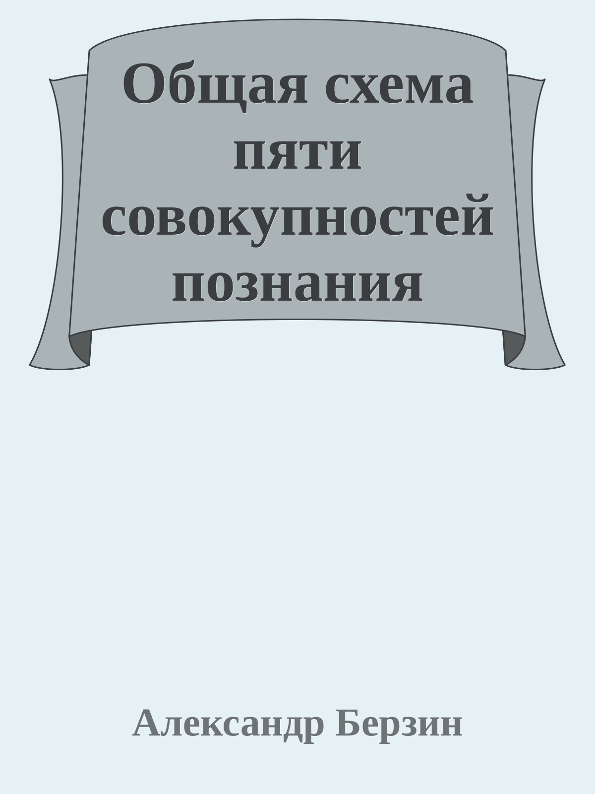 Общая схема пяти совокупностей познания