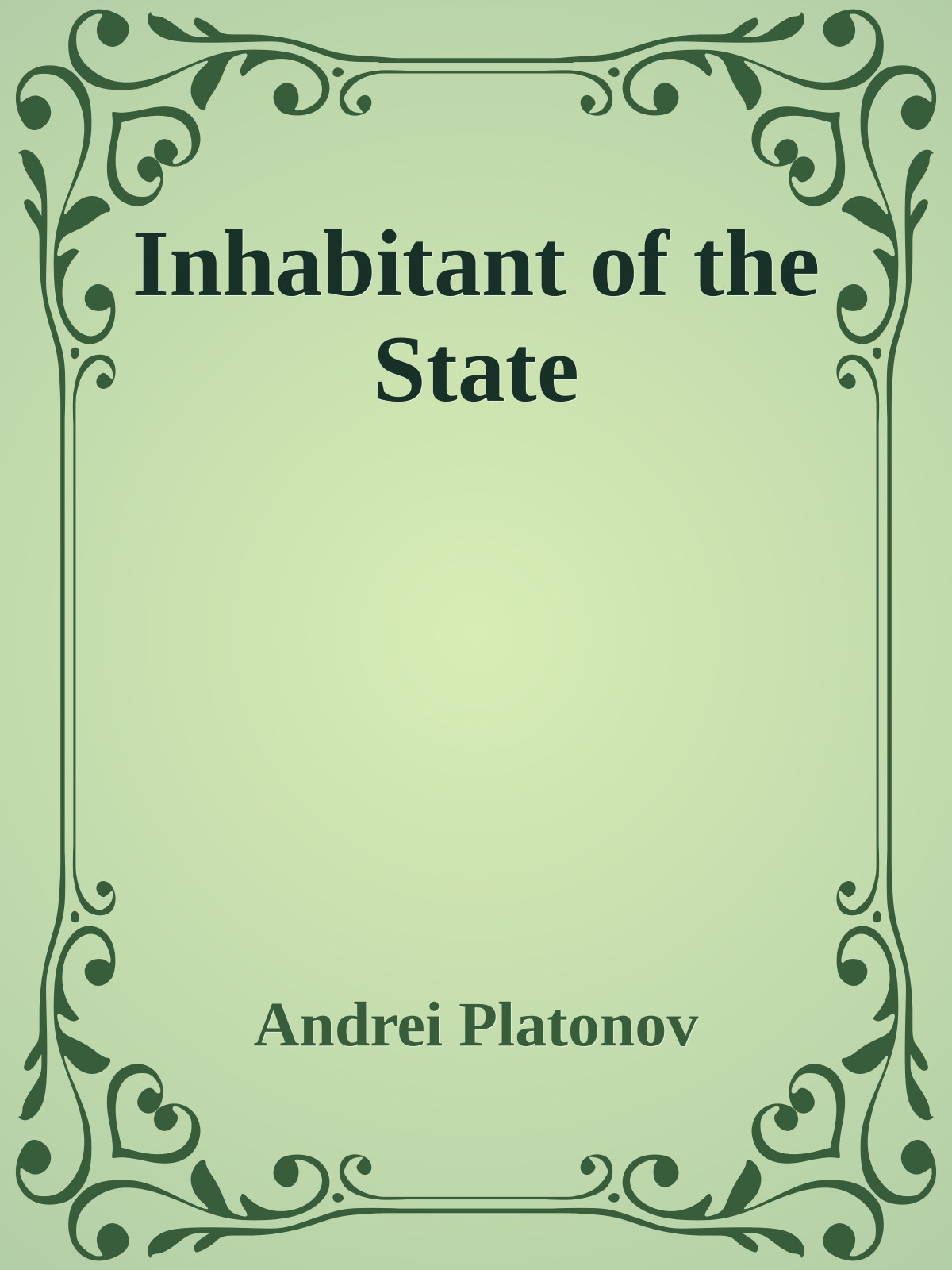 Inhabitant of the State
