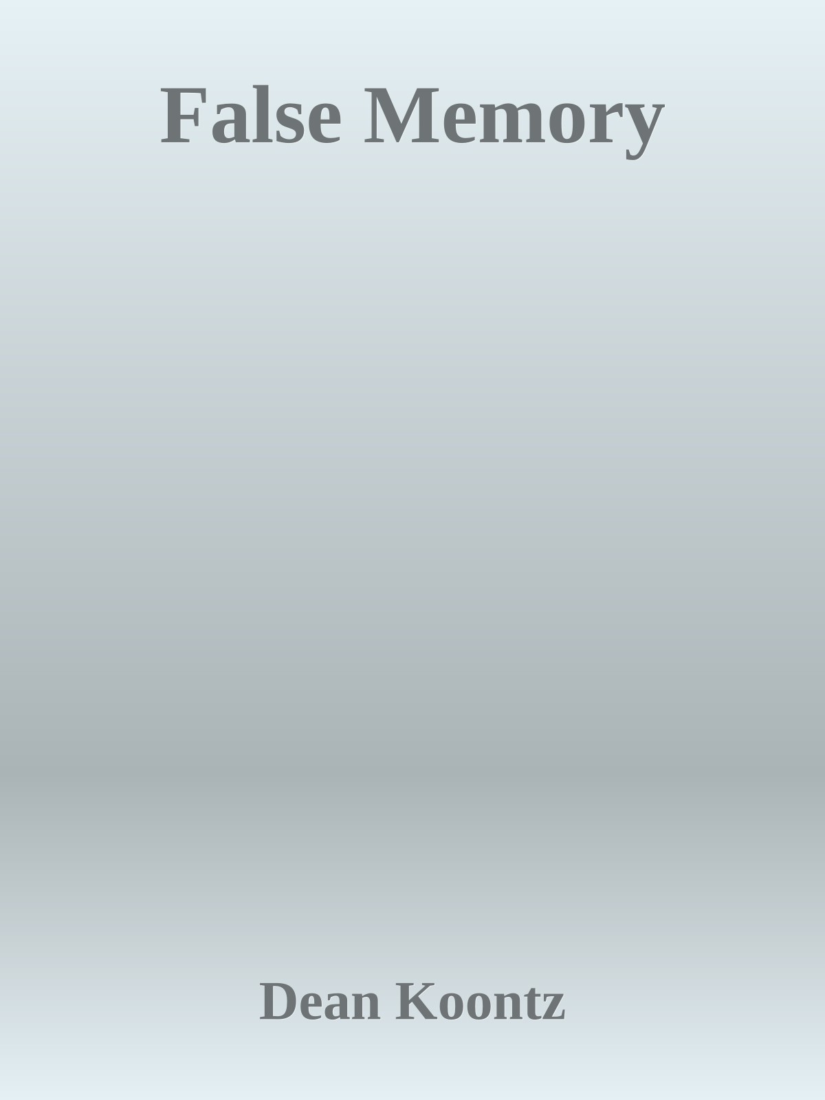 False Memory