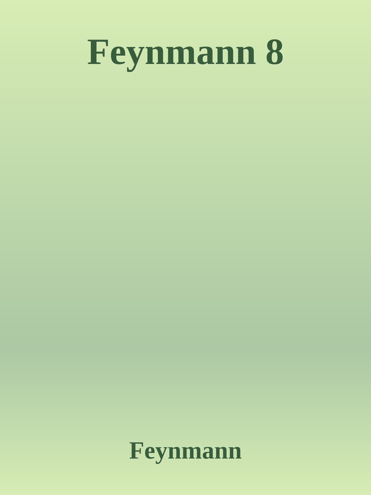 Feynmann 8