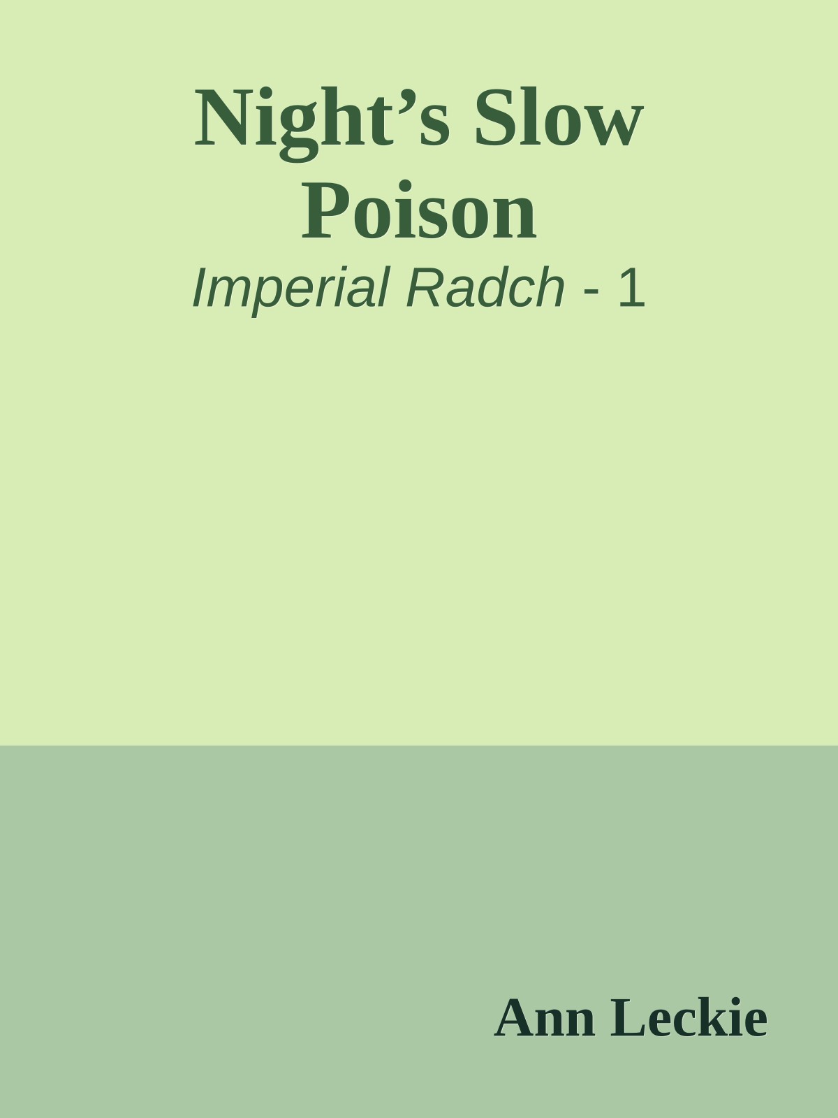 Night’s Slow Poison